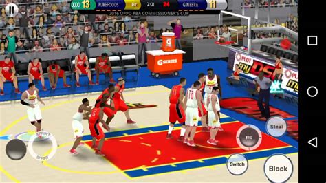 PBA 2K16 Android Gameplay (Modded NBA 2k14).